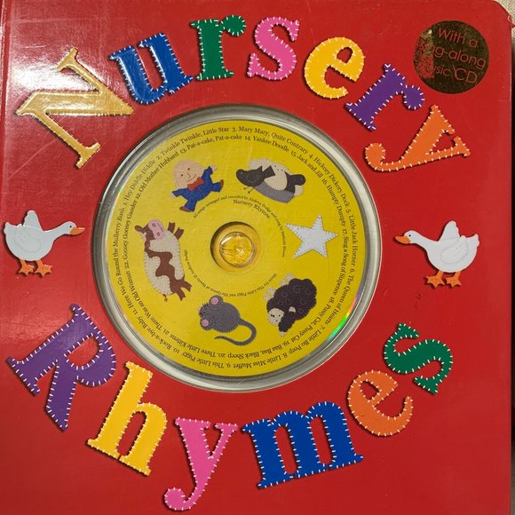 Nursery Rhymes: with a Sing-Along Music CD Children's Board Book 22 Songs Rhymes - Picture 2 of 11